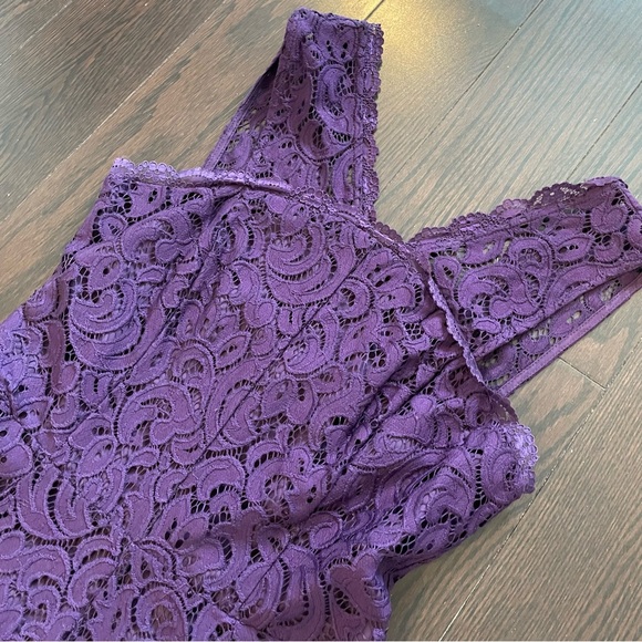 Dynamite Purple Lace Dress - Picture 2 of 4